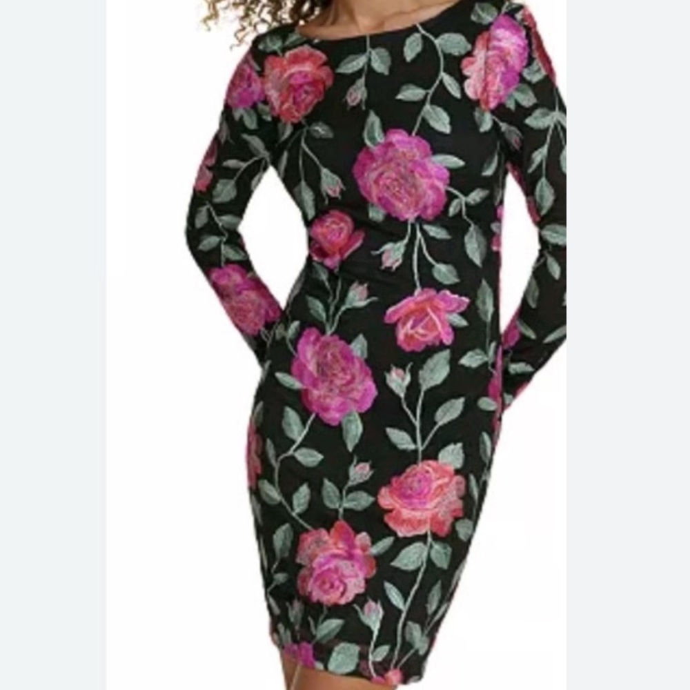 Siena Floral Long Sleeve Dress NEW